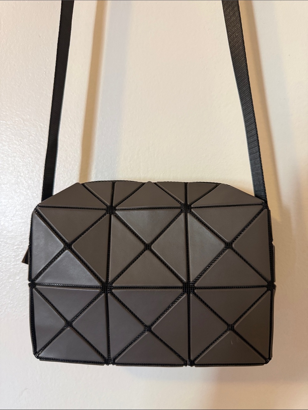 Issey Miyake Bao Bao small Crossbody dark grey